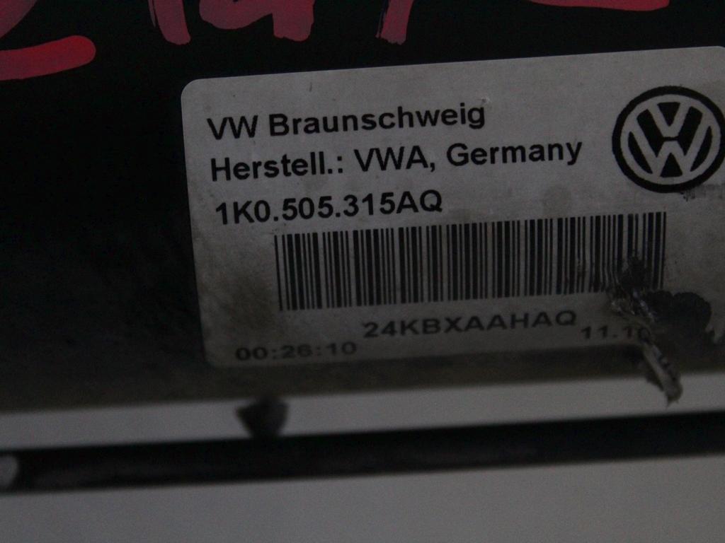 MOST ZADNJE OSI OEM N. 1K0505315AQ ORIGINAL REZERVNI DEL AUDI A3 MK2 8P 8PA 8P1 (2003 - 2008)DIESEL LETNIK 2004