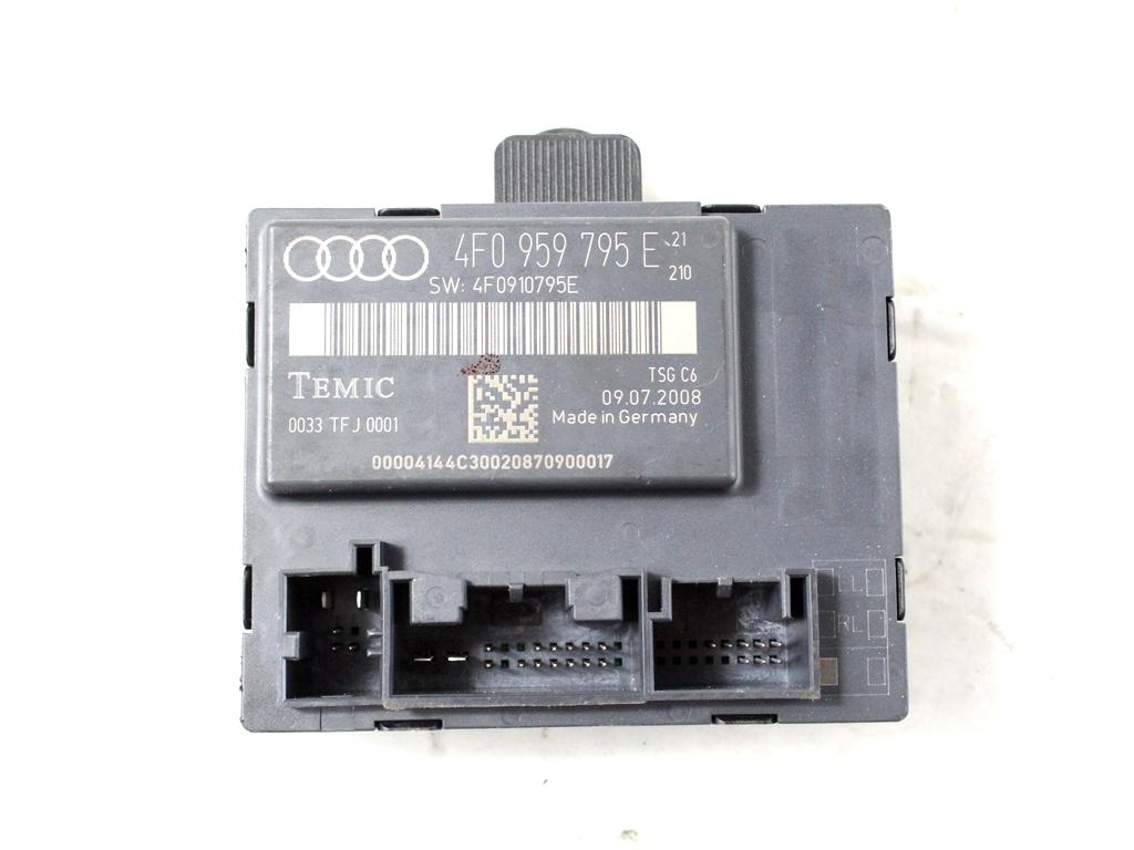 RACUNALNIK VRAT IN STEKEL OEM N. 4F0959795E ORIGINAL REZERVNI DEL AUDI A6 C6 R 4F2 4FH 4F5 BER/SW/ALLROAD (10/2008 - 2011) DIESEL LETNIK 2009