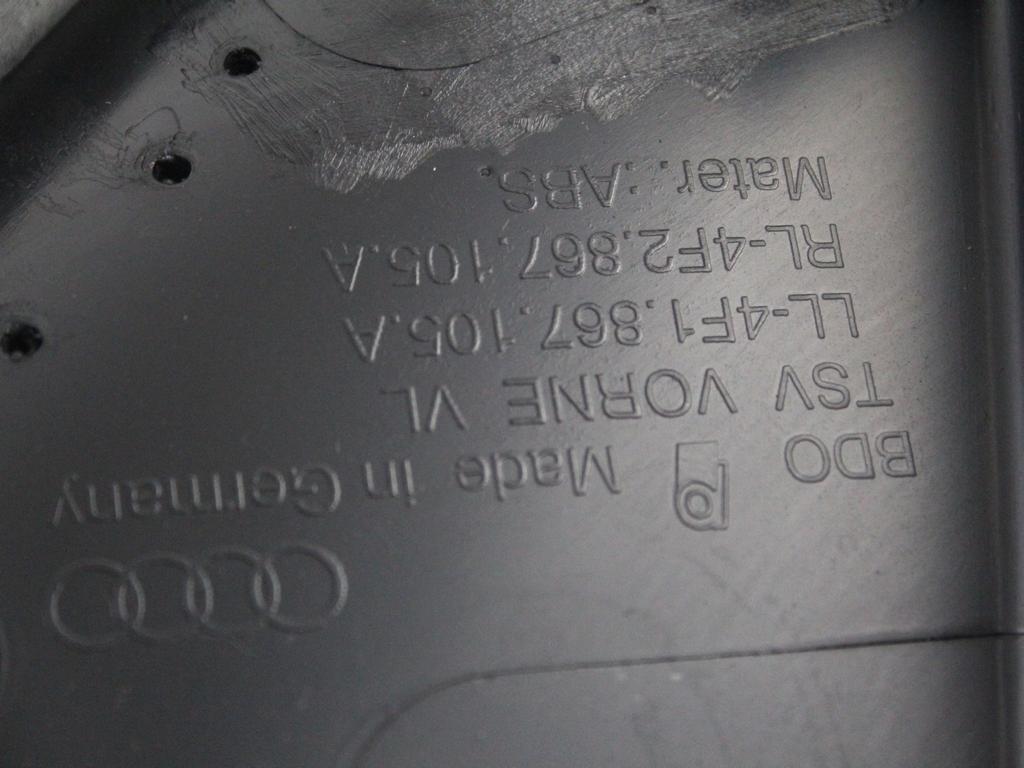 NOTRANJA OBLOGA SPREDNJIH VRAT OEM N. PNASPADA6C6RSW5P ORIGINAL REZERVNI DEL AUDI A6 C6 R 4F2 4FH 4F5 BER/SW/ALLROAD (10/2008 - 2011) DIESEL LETNIK 2009