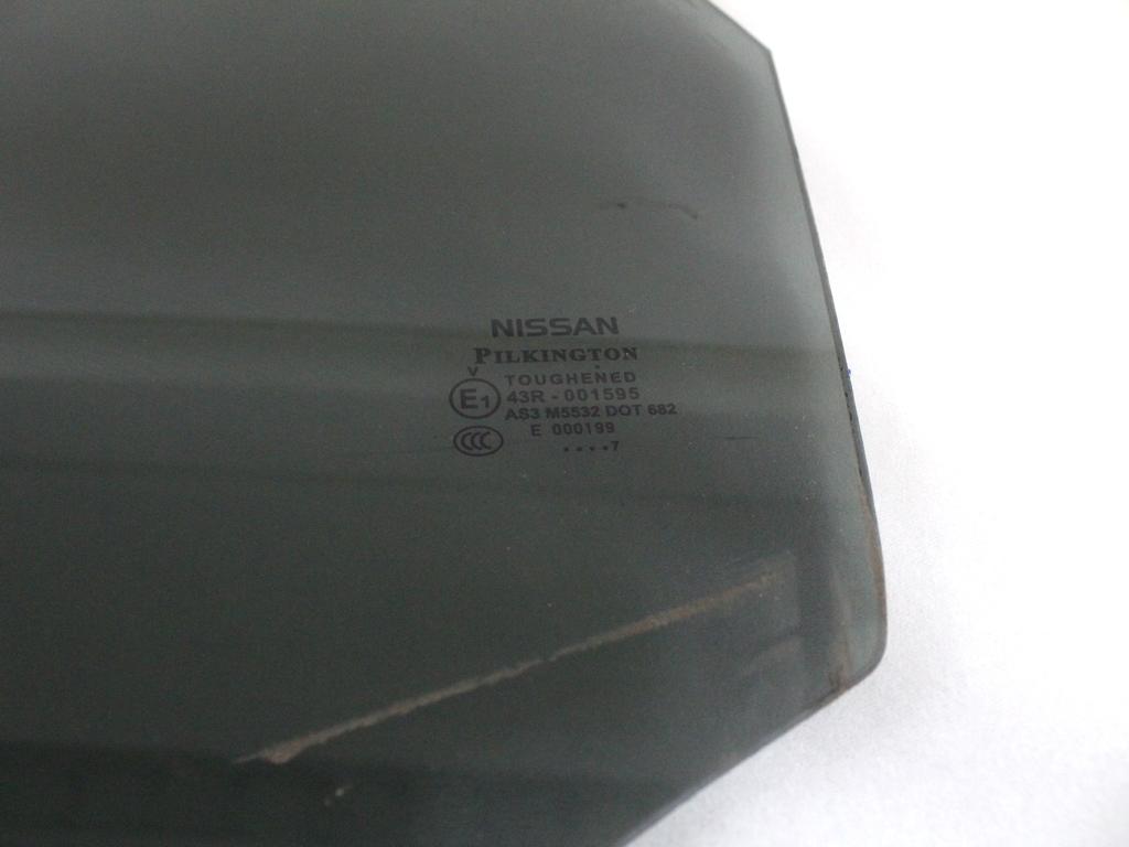 ZADNJA LEVA STEKLO OEM N. 823014ET0A ORIGINAL REZERVNI DEL NISSAN QASHQAI J11 (2013 - 2021)DIESEL LETNIK 2017