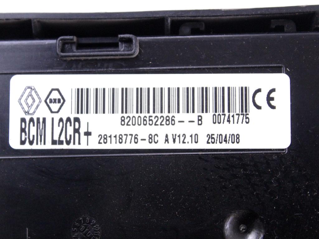 KOMPLET ODKLEPANJE IN VZIG  OEM N. 23451 KIT ACCENSIONE AVVIAMENTO ORIGINAL REZERVNI DEL RENAULT CLIO BR0//1 CR0/1 KR0/1 MK3 (2005 - 05/2009) BENZINA LETNIK 2009