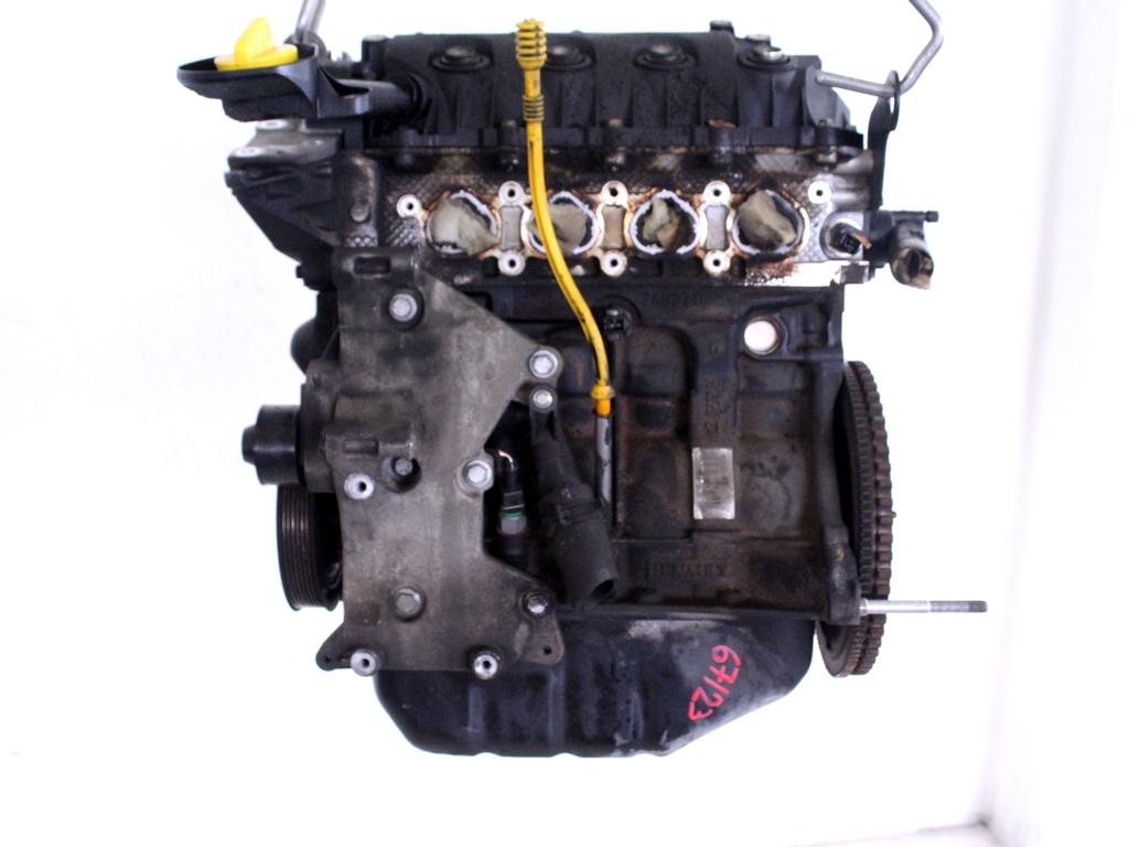 MOTOR OEM N. D4FD7 23451 ORIGINAL REZERVNI DEL RENAULT CLIO BR0//1 CR0/1 KR0/1 MK3 (2005 - 05/2009) BENZINA LETNIK 2009