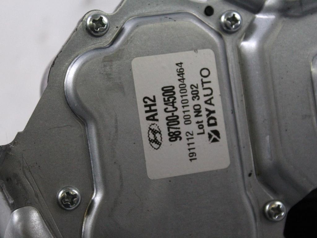 MOTORCEK ZADNJEGA BRISALCA OEM N. 98700-C4500 ORIGINAL REZERVNI DEL HYUNDAI I10 AC3 MK3 (DAL 2019)BENZINA LETNIK 2020