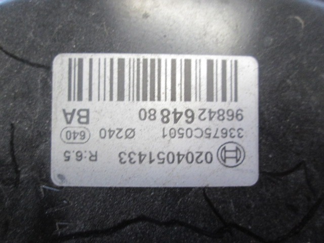 SERVO OJACEVALNIK ZAVOR OEM N. 9684264880 ORIGINAL REZERVNI DEL CITROEN C3 / PLURIEL MK1R (09/2005 - 11/2010) DIESEL LETNIK 2008