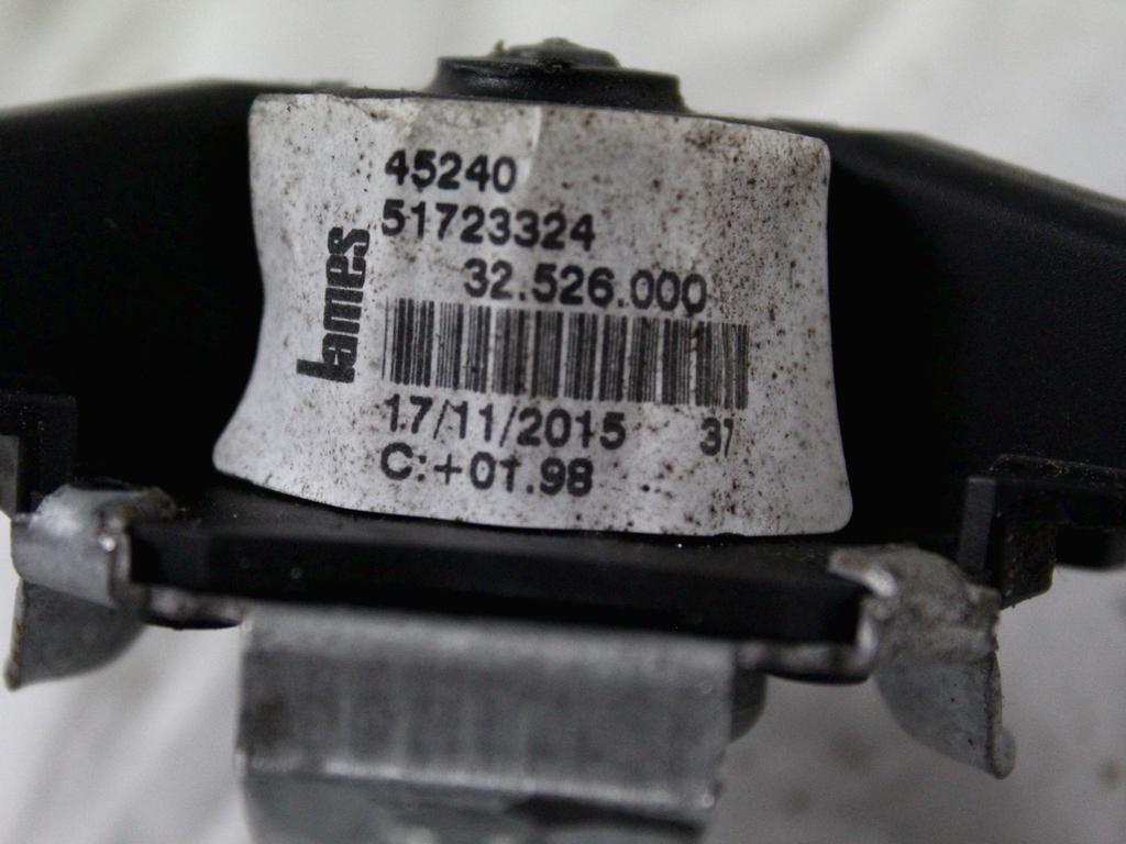 ROCNI SISTEM ZA DVIGOVANJE ZADNJEGA STEKLA  OEM N. 51723324 ORIGINAL REZERVNI DEL FIAT PUNTO 199 MK3 (2011 - 2017)BENZINA/METANO LETNIK 2015