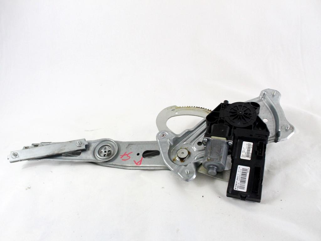 MEHANIZEM DVIGA SPREDNJIH STEKEL  OEM N. 5853 SISTEMA ALZACRISTALLO PORTA ANTERIORE ELETTRI ORIGINAL REZERVNI DEL RENAULT SCENIC XMOD / SCENIC JZ0/1 MK3 (2009 - 2012) DIESEL LETNIK 2010