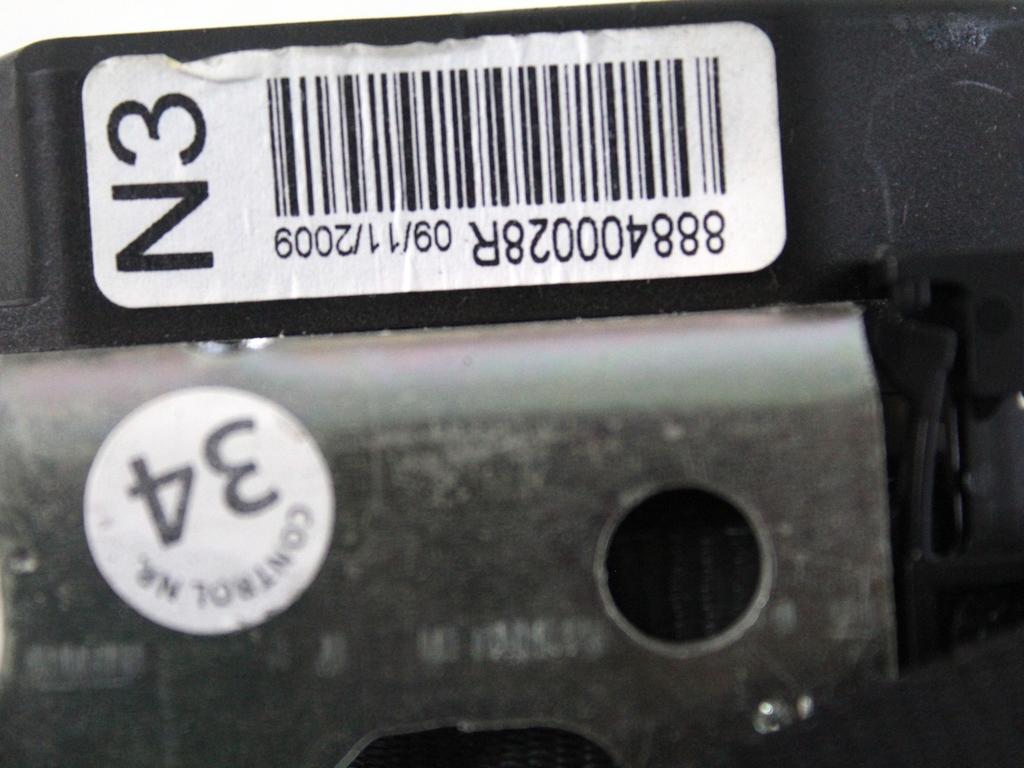 VARNOSTNI PAS OEM N. 888400028R ORIGINAL REZERVNI DEL RENAULT SCENIC XMOD / SCENIC JZ0/1 MK3 (2009 - 2012) DIESEL LETNIK 2010