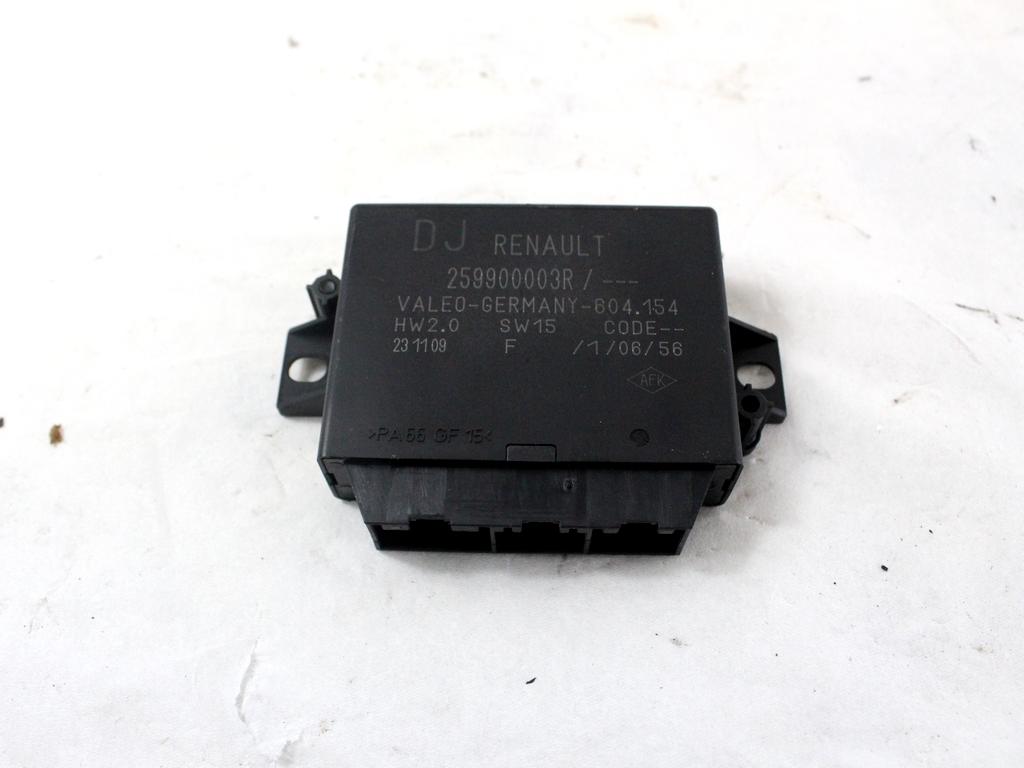 ECU PARKIRNI SENZORJI OEM N. 259900003R ORIGINAL REZERVNI DEL RENAULT SCENIC XMOD / SCENIC JZ0/1 MK3 (2009 - 2012) DIESEL LETNIK 2010