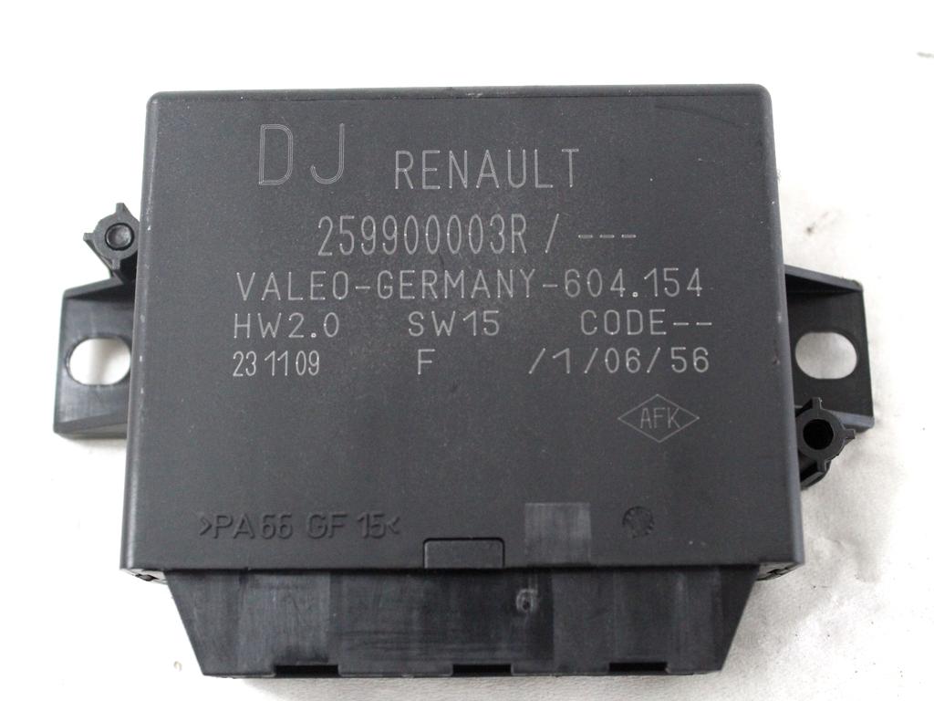 ECU PARKIRNI SENZORJI OEM N. 259900003R ORIGINAL REZERVNI DEL RENAULT SCENIC XMOD / SCENIC JZ0/1 MK3 (2009 - 2012) DIESEL LETNIK 2010