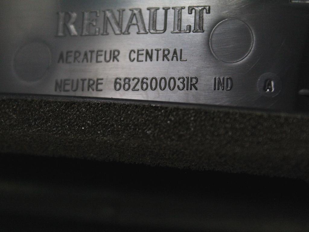 CENTRALNE PREZRACEVALNE SOBE  OEM N. 682600031R ORIGINAL REZERVNI DEL RENAULT SCENIC XMOD / SCENIC JZ0/1 MK3 (2009 - 2012) DIESEL LETNIK 2010