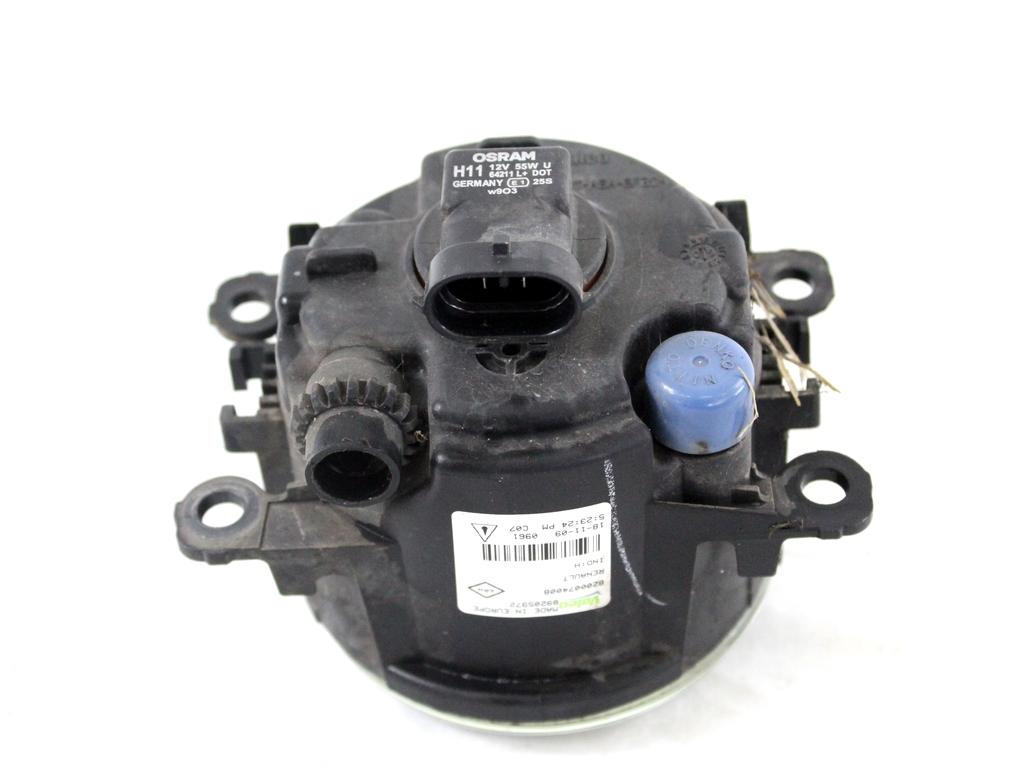 DESNA MEGLENKA OEM N. 8200074008 ORIGINAL REZERVNI DEL RENAULT SCENIC XMOD / SCENIC JZ0/1 MK3 (2009 - 2012) DIESEL LETNIK 2010