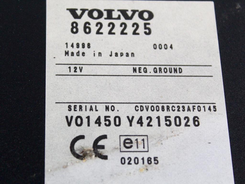 CD POLNILNIK OEM N. 8622225 ORIGINAL REZERVNI DEL VOLVO V70 MK2 285 (2000 - 2007) DIESEL LETNIK 2000