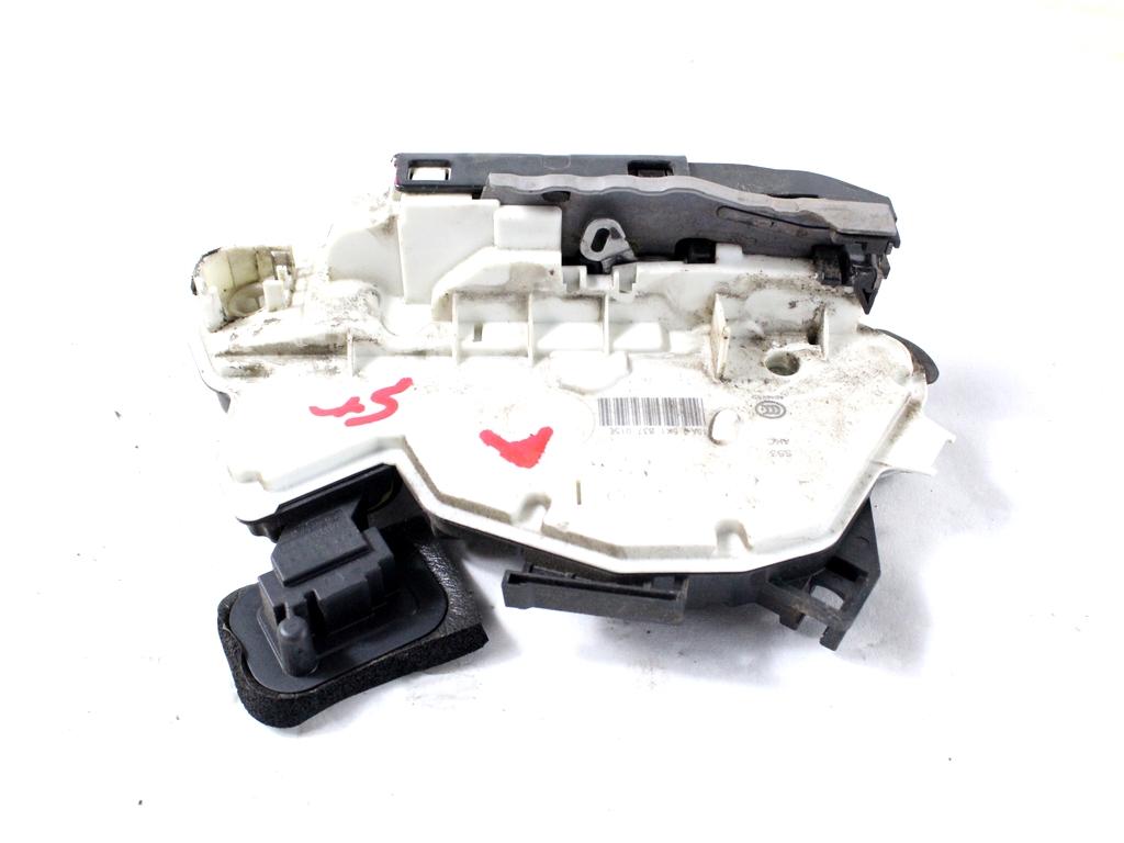 CENTRALNO ZAKLEPANJE PREDNIH LEVIH VRAT OEM N. 5K1837015E ORIGINAL REZERVNI DEL VOLKSWAGEN GOLF VII 5G1 BQ1 BE1 BE2 BA5 BV5 MK7 (2012 - 2017)DIESEL LETNIK 2014