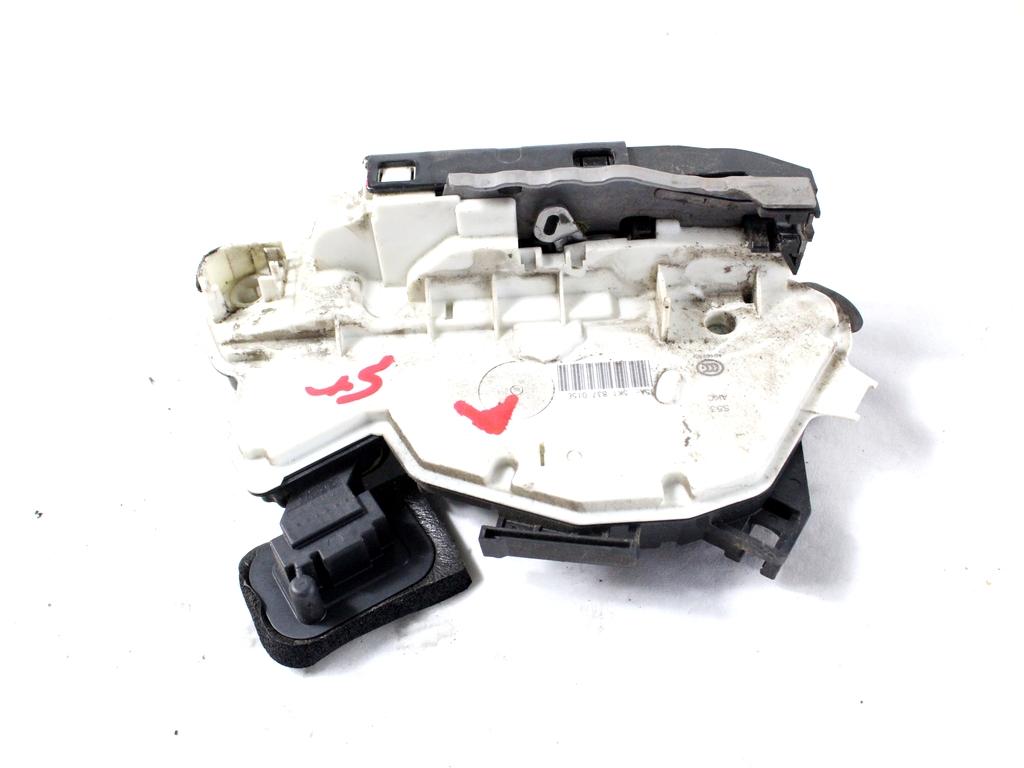 CENTRALNO ZAKLEPANJE PREDNIH LEVIH VRAT OEM N. 5K1837015E ORIGINAL REZERVNI DEL VOLKSWAGEN GOLF VII 5G1 BQ1 BE1 BE2 BA5 BV5 MK7 (2012 - 2017)DIESEL LETNIK 2014