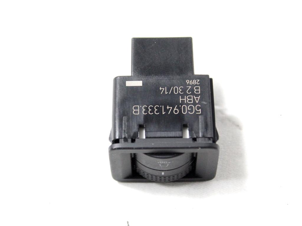 GLAVNO STIKALO LUCI OEM N. 5G0941333B ORIGINAL REZERVNI DEL VOLKSWAGEN GOLF VII 5G1 BQ1 BE1 BE2 BA5 BV5 MK7 (2012 - 2017)DIESEL LETNIK 2014