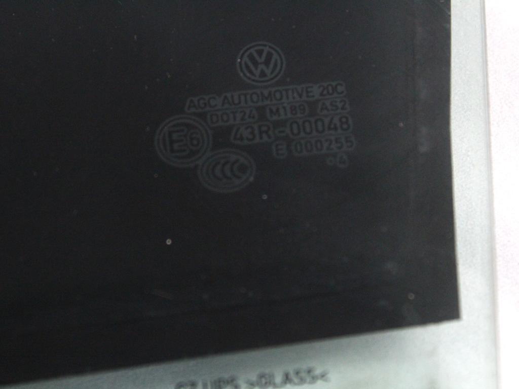 ZADNJA LEVA STEKLO OEM N. 5G9845025 ORIGINAL REZERVNI DEL VOLKSWAGEN GOLF VII 5G1 BQ1 BE1 BE2 BA5 BV5 MK7 (2012 - 2017)DIESEL LETNIK 2014