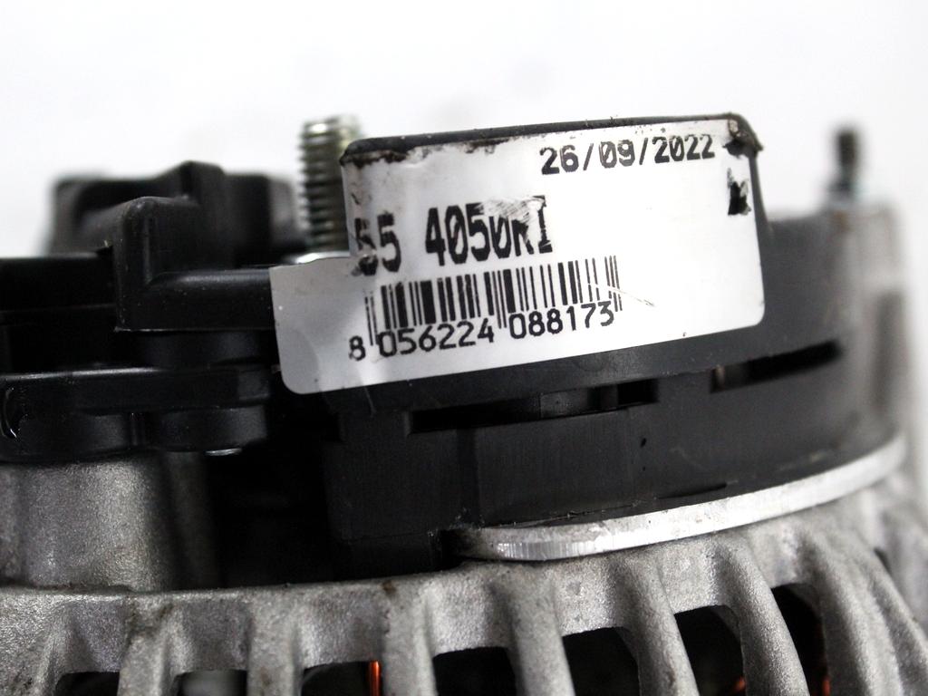 ALTERNATOR OEM N. 03L903023LX ORIGINAL REZERVNI DEL VOLKSWAGEN GOLF VII 5G1 BQ1 BE1 BE2 BA5 BV5 MK7 (2012 - 2017)DIESEL LETNIK 2014