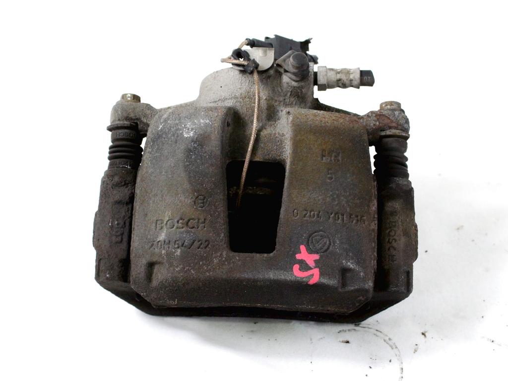 SPREDNJE LEVE ZAVORNE CELJUSTI  OEM N. 77362744 ORIGINAL REZERVNI DEL FIAT MULTIPLA 186 R (2004 - 2010) BENZINA/METANO LETNIK 2007