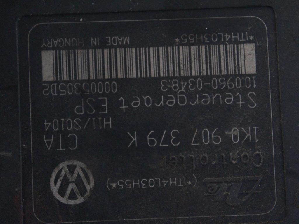 ABS AGREGAT S PUMPO OEM N. 1K0614517H ORIGINAL REZERVNI DEL VOLKSWAGEN GOLF V 1K1 1K5 MK5 BER/SW (02/2004-11/2008) DIESEL LETNIK 2005