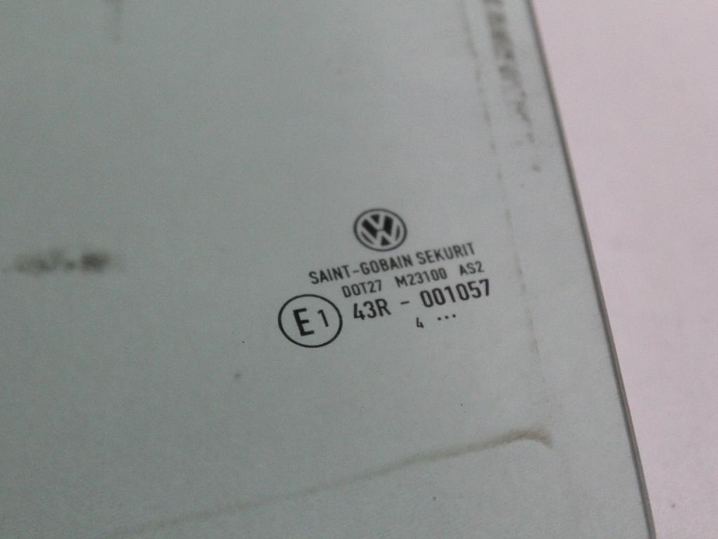 ZADNJA LEVA STEKLO OEM N. 1K6845025B ORIGINAL REZERVNI DEL VOLKSWAGEN GOLF V 1K1 1K5 MK5 BER/SW (02/2004-11/2008) DIESEL LETNIK 2005