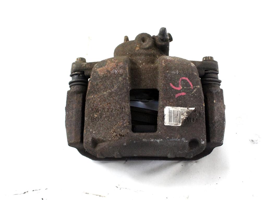 SPREDNJE LEVE ZAVORNE CELJUSTI  OEM N. 9686947980 ORIGINAL REZERVNI DEL PEUGEOT 207 / 207 CC R WA WC WD WK (05/2009 - 2015) DIESEL LETNIK 2011