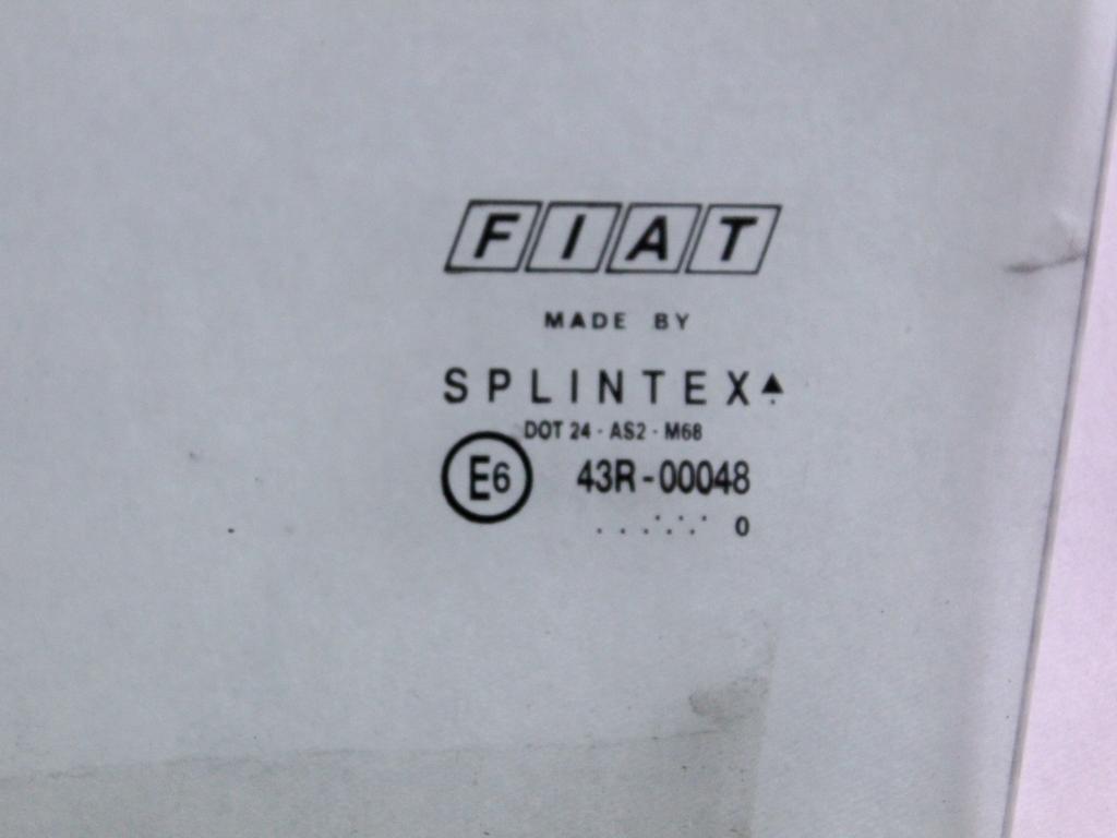 STEKLO SPREDNJIH LEVIH VRAT OEM N. 46532341 ORIGINAL REZERVNI DEL FIAT MULTIPLA 186 (1998 - 2002) BENZINA/METANO LETNIK 2000