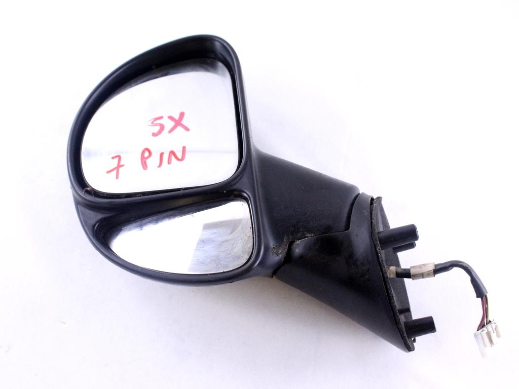 LEVO OGLEDALO OEM N. 735505373 ORIGINAL REZERVNI DEL FIAT MULTIPLA 186 (1998 - 2002) BENZINA/METANO LETNIK 2000