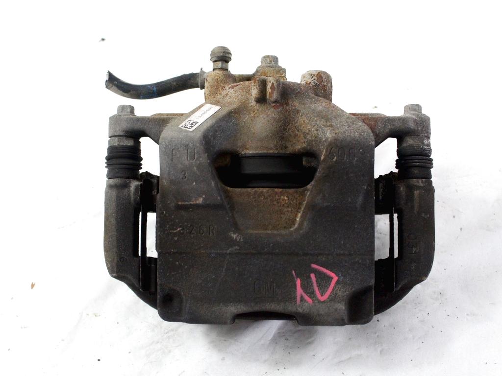 SPREDNJE DESNE ZAVORNE CELJUSTI  OEM N. 13430603 ORIGINAL REZERVNI DEL OPEL ASTRA J P10 5P/3P/SW (2010 - 2015) DIESEL LETNIK 2014