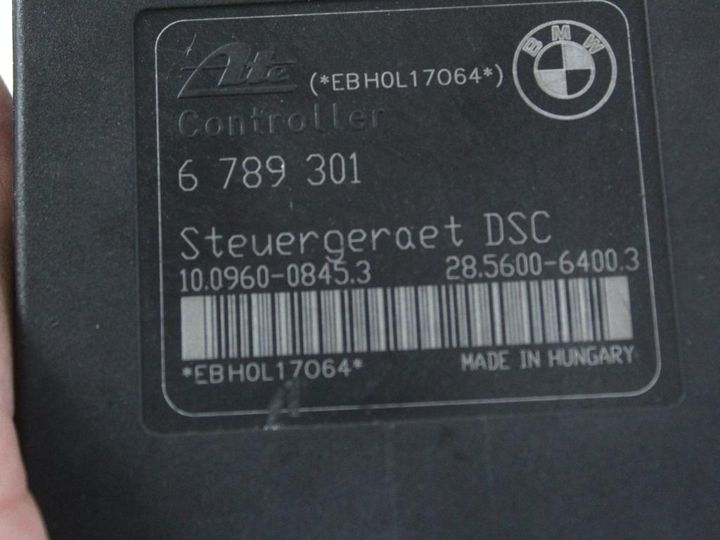 ABS AGREGAT S PUMPO OEM N. 34516789300 ORIGINAL REZERVNI DEL BMW SERIE 3 BER/SW/COUPE/CABRIO E90/E91/E92/E93 LCI R (2009 - 2012) DIESEL LETNIK 2010