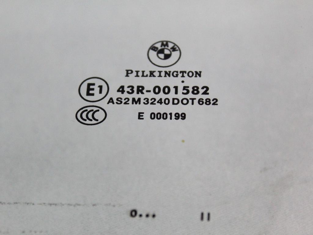 STEKLO SPREDNJIH LEVIH VRAT OEM N. 51337060263 ORIGINAL REZERVNI DEL BMW SERIE 3 BER/SW/COUPE/CABRIO E90/E91/E92/E93 LCI R (2009 - 2012) DIESEL LETNIK 2010