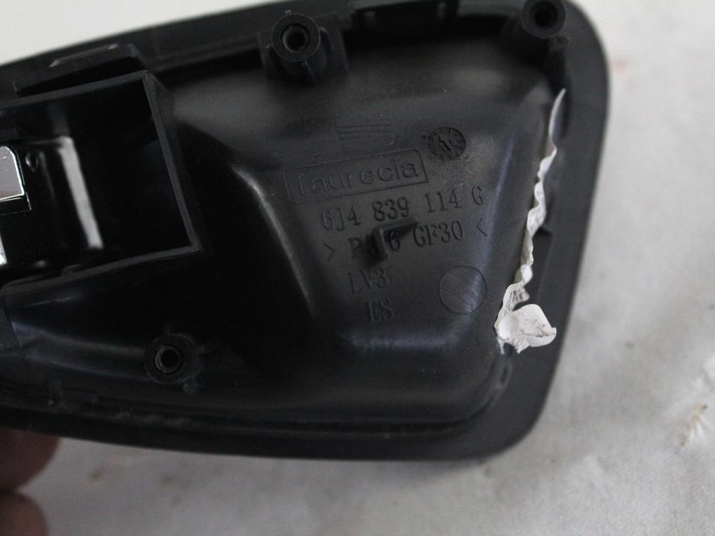 NOTRANJA KLJUKA  OEM N. 6J4839114G ORIGINAL REZERVNI DEL SEAT IBIZA 6J5 6P1 MK4 R BER/SW (2012 -2017) BENZINA LETNIK 2015