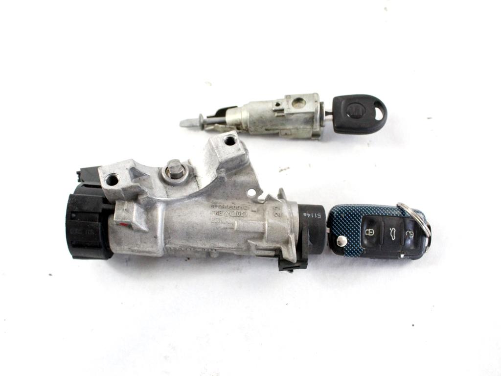 KOMPLET ODKLEPANJE IN VZIG  OEM N. 27584 KIT ACCENSIONE AVVIAMENTO ORIGINAL REZERVNI DEL SEAT IBIZA 6J5 6P1 MK4 R BER/SW (2012 -2017) BENZINA LETNIK 2015