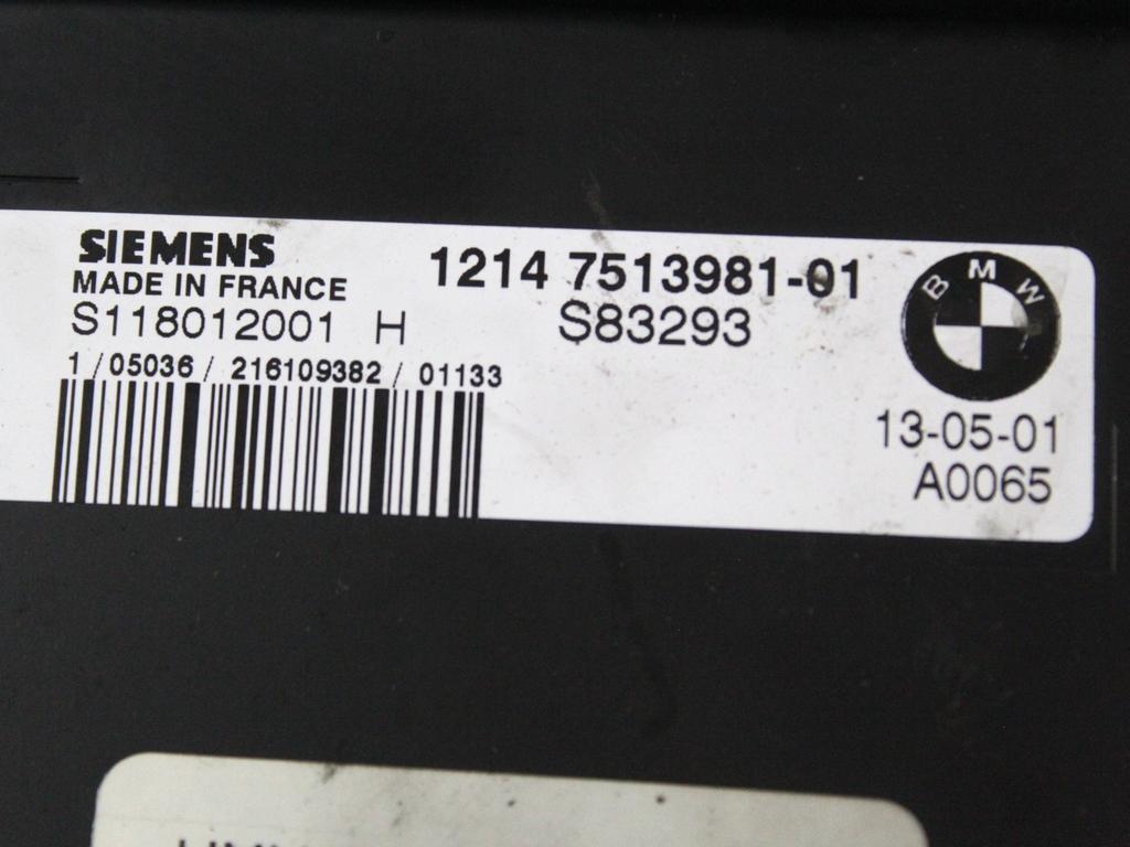 KOMPLET ODKLEPANJE IN VZIG  OEM N. 15889 KIT ACCENSIONE AVVIAMENTO ORIGINAL REZERVNI DEL MINI ONE / COOPER / COOPER S R50 R52 R53 (2001-2006) BENZINA LETNIK 2001