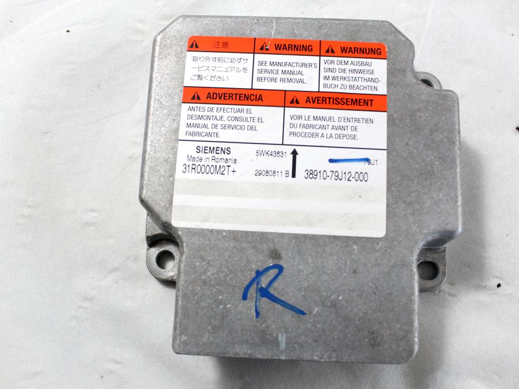 KIT AIRBAG KOMPLET OEM N. 19516 KIT AIRBAG COMPLETO ORIGINAL REZERVNI DEL FIAT SEDICI FY (2006 - 4/2009) DIESEL LETNIK 2009