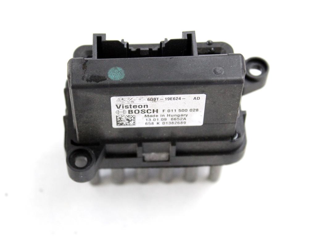 REGULATOR PREZRACEVANJA OEM N. 6G9T-19E624-AD ORIGINAL REZERVNI DEL FORD FIESTA CB1 CNN MK6 (09/2008 - 11/2012) DIESEL LETNIK 2009