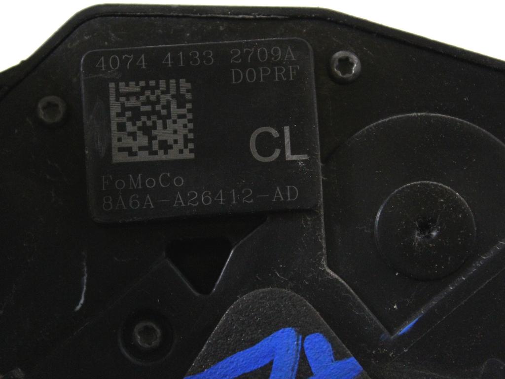 CENTRALNO ZAKLEPANJE ZADNJIH DESNIH VRAT OEM N. 8A6A-A26412-AD ORIGINAL REZERVNI DEL FORD FIESTA CB1 CNN MK6 (09/2008 - 11/2012) DIESEL LETNIK 2009