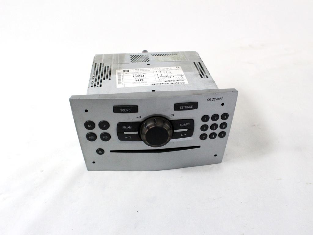 RADIO CD / OJACEVALNIK / IMETNIK HIFI OEM N. 13289919 ORIGINAL REZERVNI DEL OPEL CORSA D S07 (2006 - 2011) DIESEL LETNIK 2010