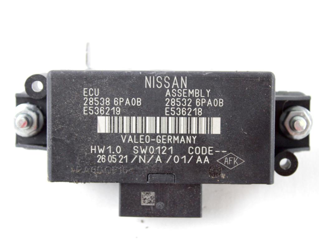 ECU PARKIRNI SENZORJI OEM N. 285386PA0B ORIGINAL REZERVNI DEL NISSAN JUKE F16 (DAL 2019)BENZINA LETNIK 2021