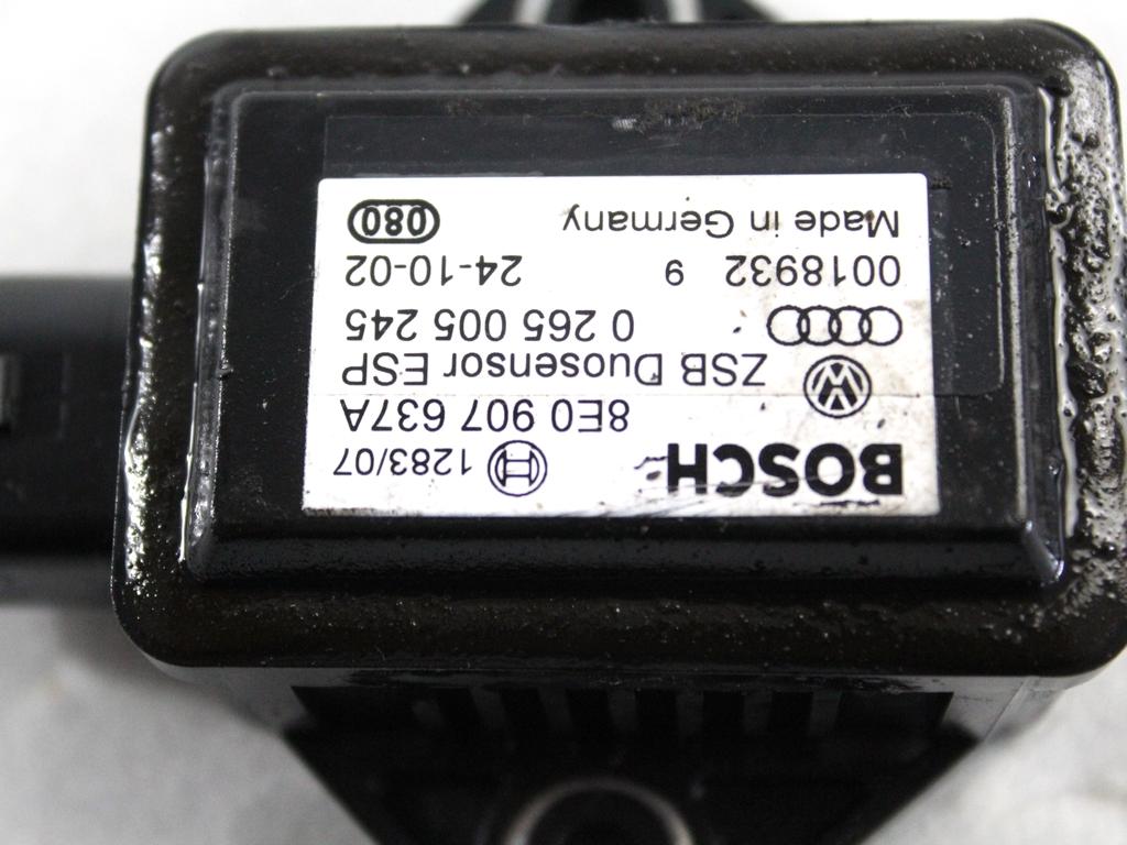 ESP OEM N. 8E0907637A ORIGINAL REZERVNI DEL AUDI A4 B6 8E2 8E5 BER/SW (2001 - 2005) DIESEL LETNIK 2002