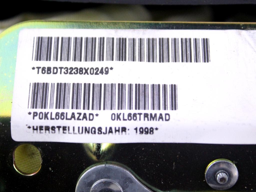 KIT AIRBAG KOMPLET OEM N. 5592 KIT AIRBAG COMPLETO ORIGINAL REZERVNI DEL CHRYSLER STRATUS JX (1997 - 1999) BENZINA LETNIK 1999