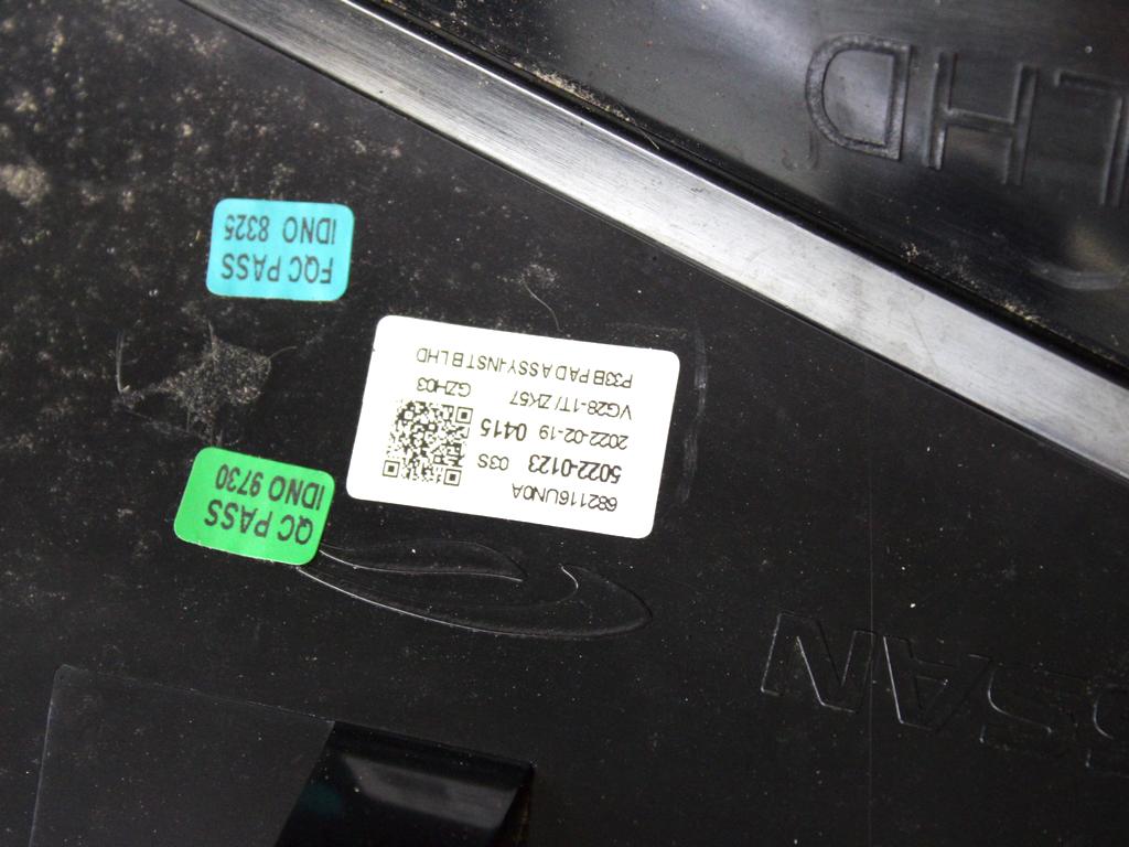 NOTRANJE OKRASNE LETVE  OEM N. 682116UN0A ORIGINAL REZERVNI DEL NISSAN QASHQAI J12 (DAL 2021)IBRIDO (ELETRICO-BENZINA) LETNIK 2021