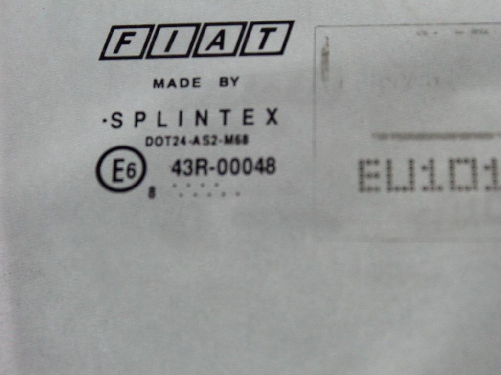 STEKLO SPREDNJIH DESNIH VRAT OEM N. 46516807 ORIGINAL REZERVNI DEL FIAT MULTIPLA 186 R (2004 - 2010) BENZINA/METANO LETNIK 2009