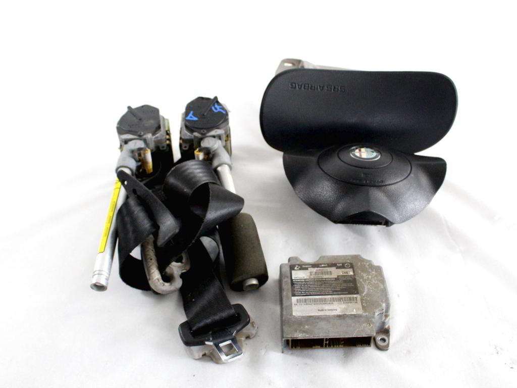 KIT AIRBAG KOMPLET OEM N. 16586 KIT AIRBAG COMPLETO ORIGINAL REZERVNI DEL ALFA ROMEO 156 932 R BER/SW (2003 - 2007)DIESEL LETNIK 2005