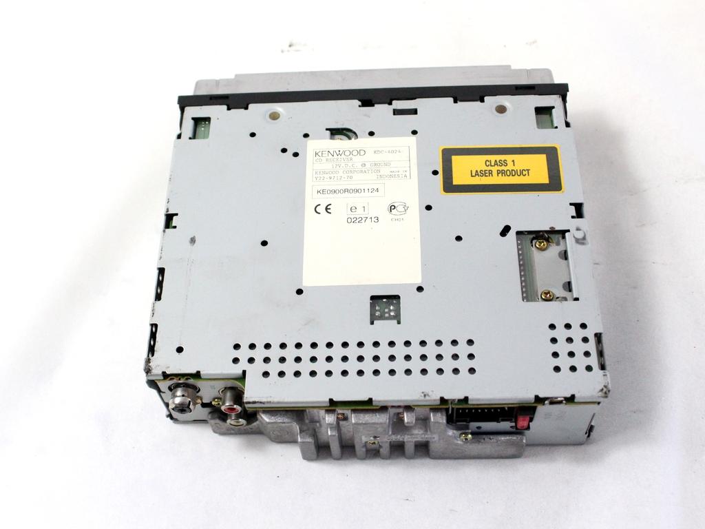 RADIO CD / OJACEVALNIK / IMETNIK HIFI OEM N. KDC-4024 ORIGINAL REZERVNI DEL FIAT PUNTO 188 MK2 R (2003 - 2011) DIESEL LETNIK 2003