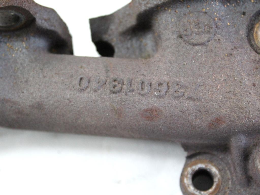 IZPUSNI KOLEKTOR OEM N. 73501340 ORIGINAL REZERVNI DEL FIAT PUNTO 188 MK2 R (2003 - 2011) DIESEL LETNIK 2003