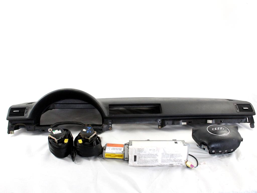 KIT AIRBAG KOMPLET OEM N. 16049 KIT AIRBAG COMPLETO ORIGINAL REZERVNI DEL AUDI A4 B6 8E2 8E5 BER/SW (2001 - 2005) DIESEL LETNIK 2002