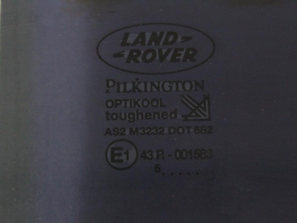 STEKLO ZADNJIH DESNIH VRAT OEM N. CVB103020 ORIGINAL REZERVNI DEL LAND ROVER FREELANDER L314 R 3/5 PORTE (2000 - 2006) DIESEL LETNIK 2006