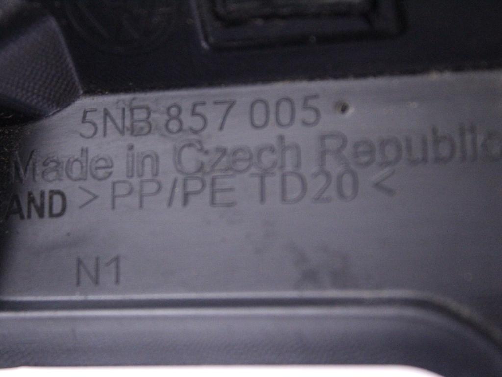 MONTA?NI DELI /  ARMATURNE PLOSCE SPODNJI OEM N. 5NB857005 ORIGINAL REZERVNI DEL VOLKSWAGEN TIGUAN AX1 MK2 R (DAL 2021)BENZINA LETNIK 2022