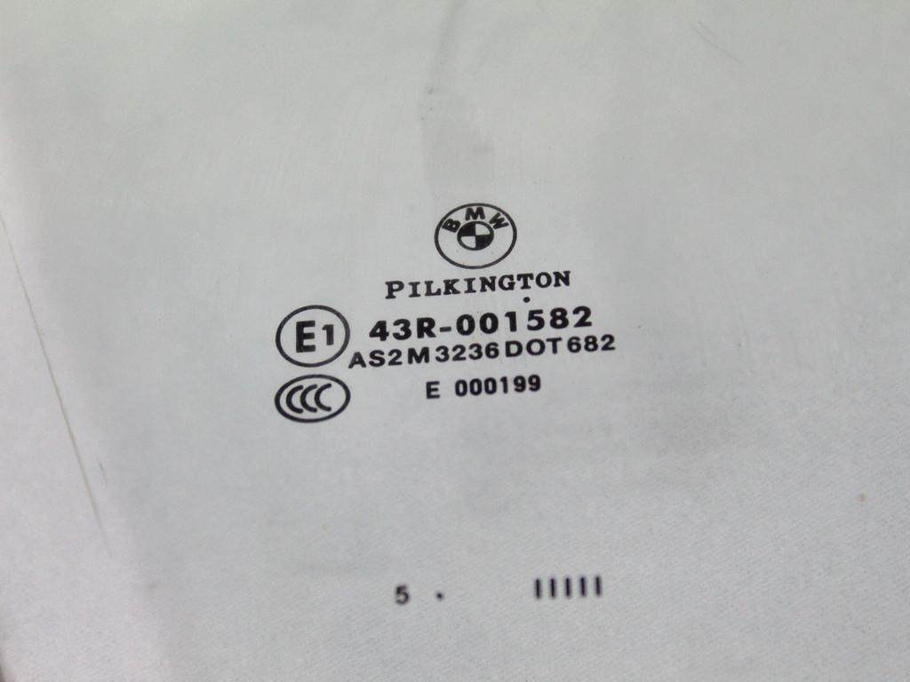 STEKLO SPREDNJIH DESNIH VRAT OEM N. 51337067792 ORIGINAL REZERVNI DEL BMW SERIE 1 BER/COUPE/CABRIO E81/E82/E87/E88 (2003 - 2007) DIESEL LETNIK 2006