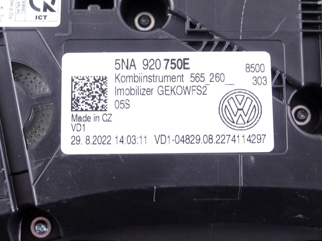 KILOMETER STEVEC OEM N. 5NA920750E ORIGINAL REZERVNI DEL VOLKSWAGEN TIGUAN AX1 MK2 R (DAL 2021)BENZINA LETNIK 2022